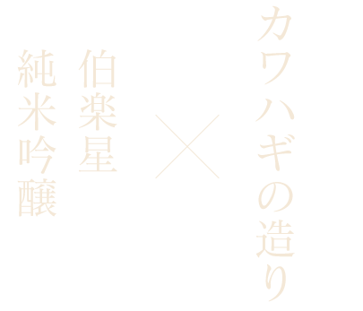 ヒラメの造り × 伯楽星 純米吟醸