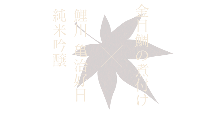 鯉川 亀治好日 純米吟醸